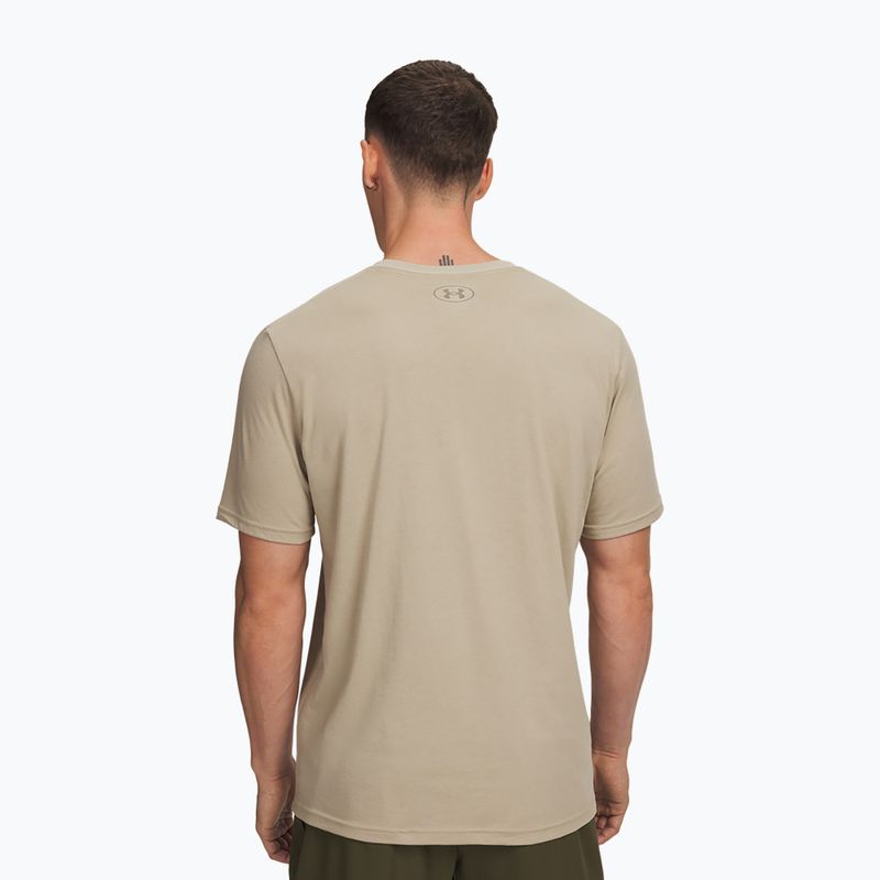 Men's T-shirt Under Armour Sportstyle Left Chest city khaki/taupe dusk 2
