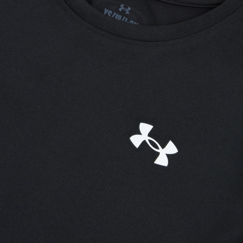 Children's training shirt Under Armour Tech SSC SS black/white 3