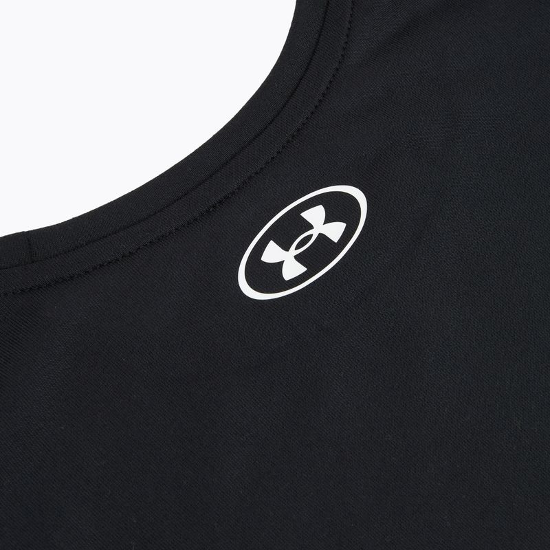 Children's training shirt Under Armour Tech SSC SS black/white 4