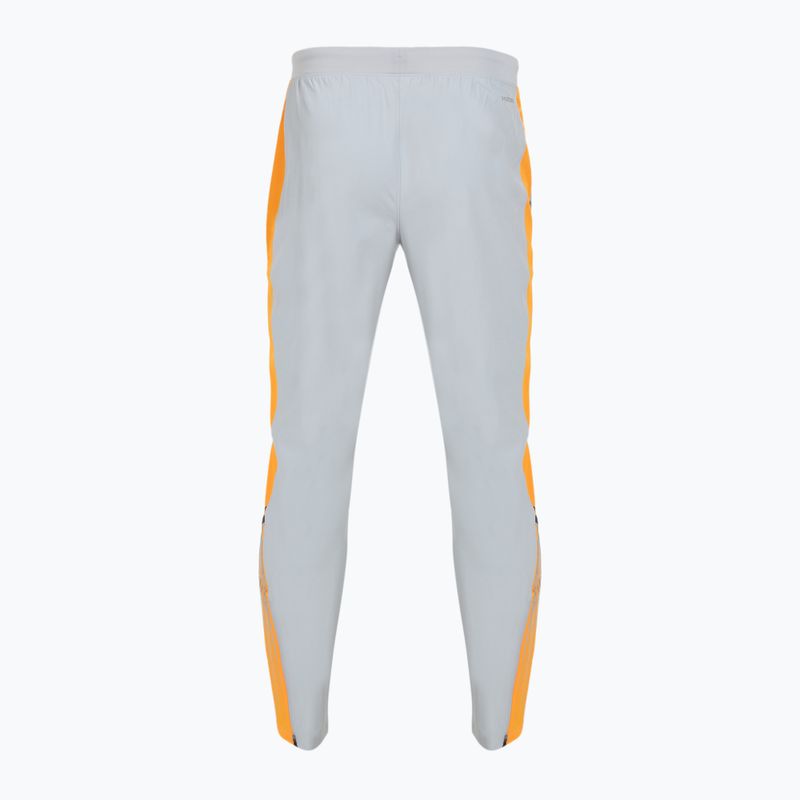 Men's running trousers Under Armour Velociti Storm mod gray/squad orange/reflective 2