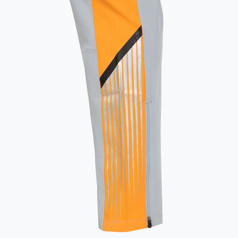 Men's running trousers Under Armour Velociti Storm mod gray/squad orange/reflective 4