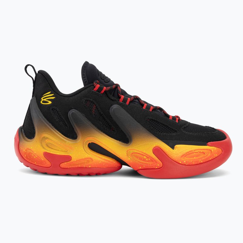 Basketball shoes Under Armour Curry 13 black/red/campus gold 2