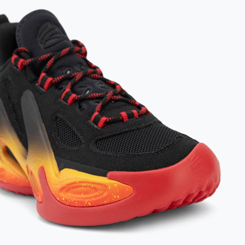 Basketball shoes Under Armour Curry 13 black/red/campus gold 7