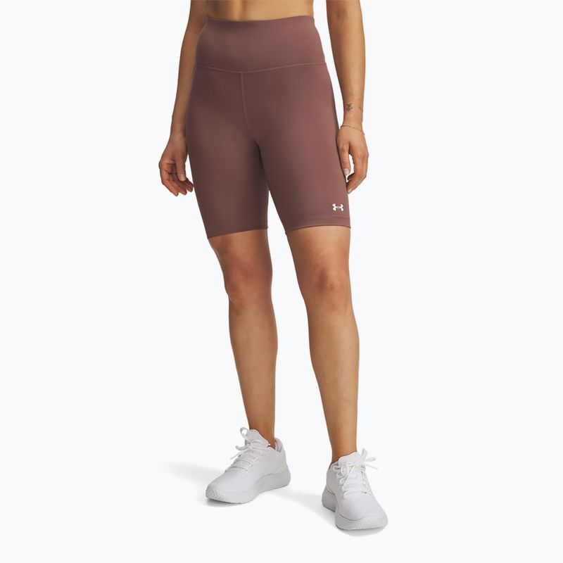 Women's training shorts Under Armour Motion Bike EMEA sierra taupe/white