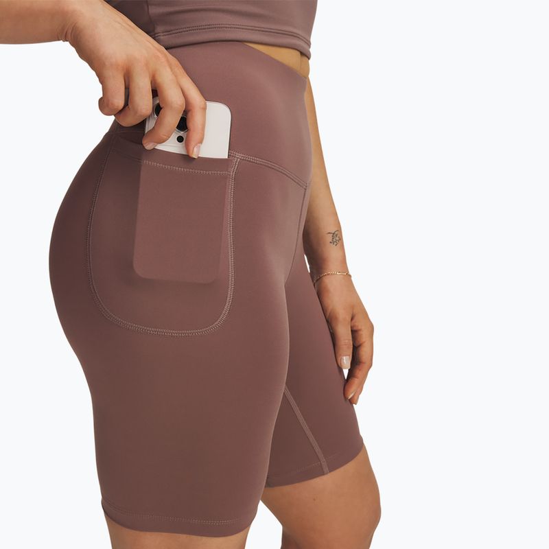 Women's training shorts Under Armour Motion Bike EMEA sierra taupe/white 4