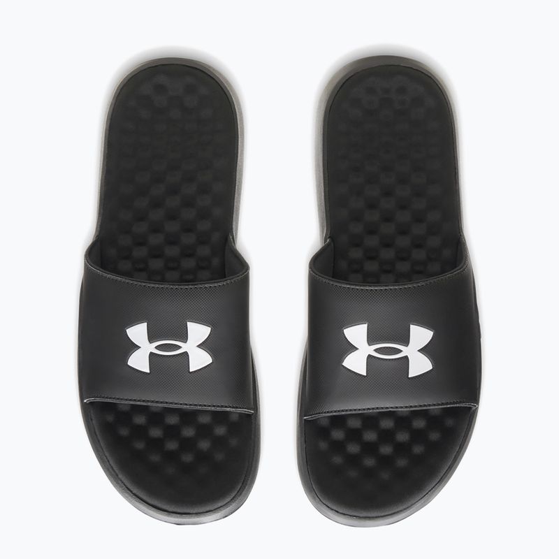 Men's slides Under Armour Ignite Pro 8 Fix black/black/white 5