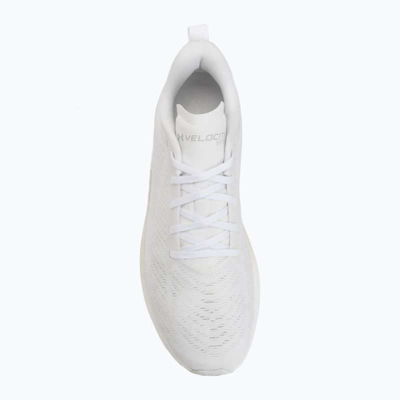 Men's running shoes Under Armour Velociti SPD white/arden green/campus gold 5