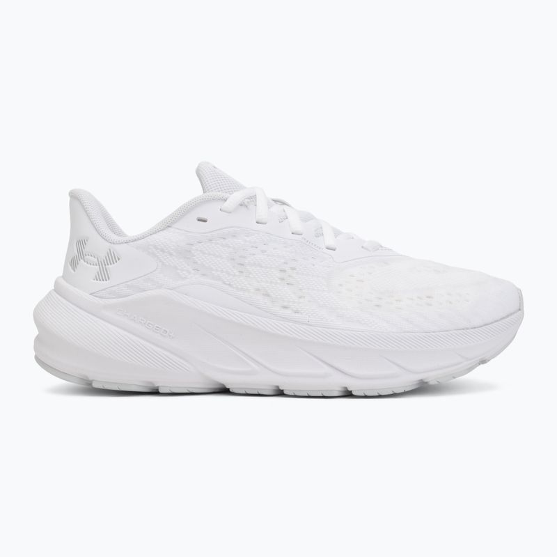 Women's running shoes Under Armour Turbulance 3 white/black/distant gray 2
