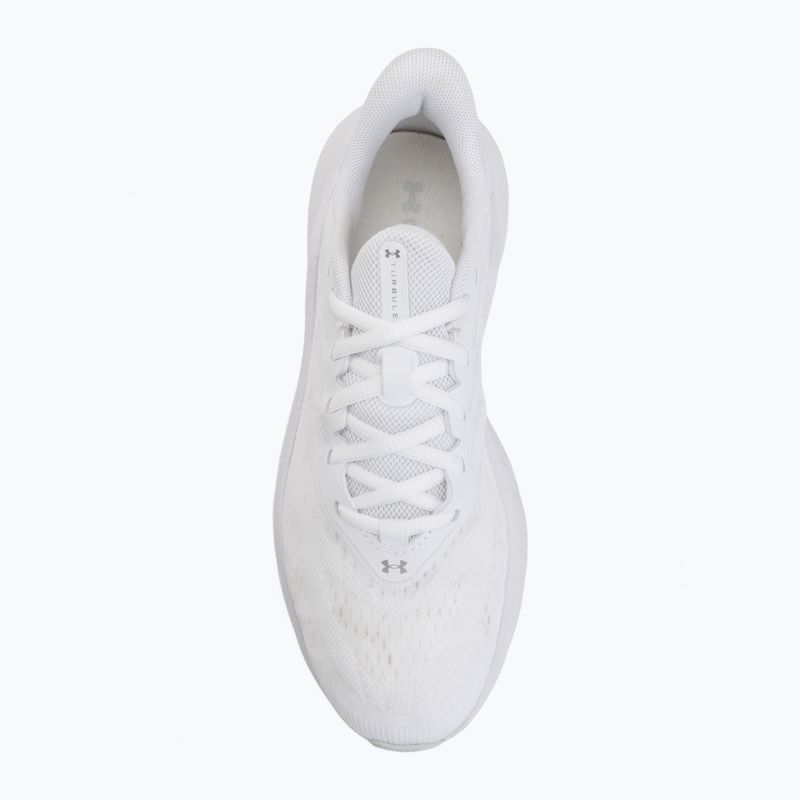 Women's running shoes Under Armour Turbulance 3 white/black/distant gray 5