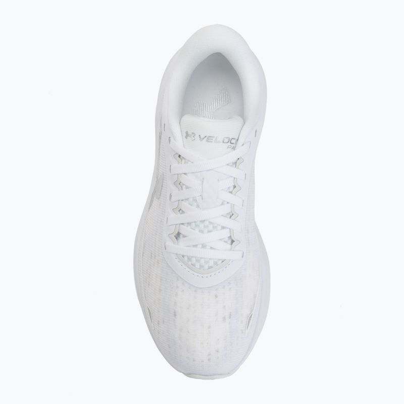 Women's running shoes Under Armour Velociti Pace white/black/distant gray 5