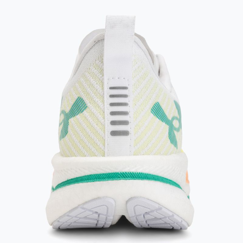 Women's running shoes Under Armour Velociti SPD white/orange bloc/metallic silver 6