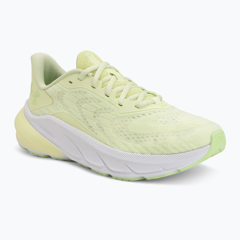 Women's running shoes Under Armour Turbulance 3 fade green/black/metallic silver