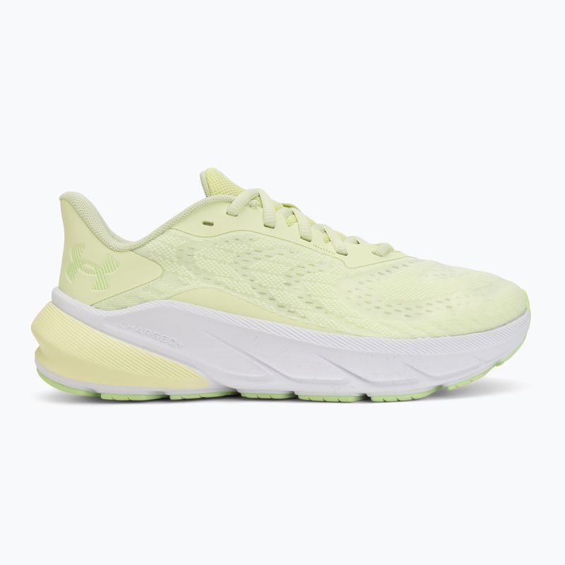 Women's running shoes Under Armour Turbulance 3 fade green/black/metallic silver 2