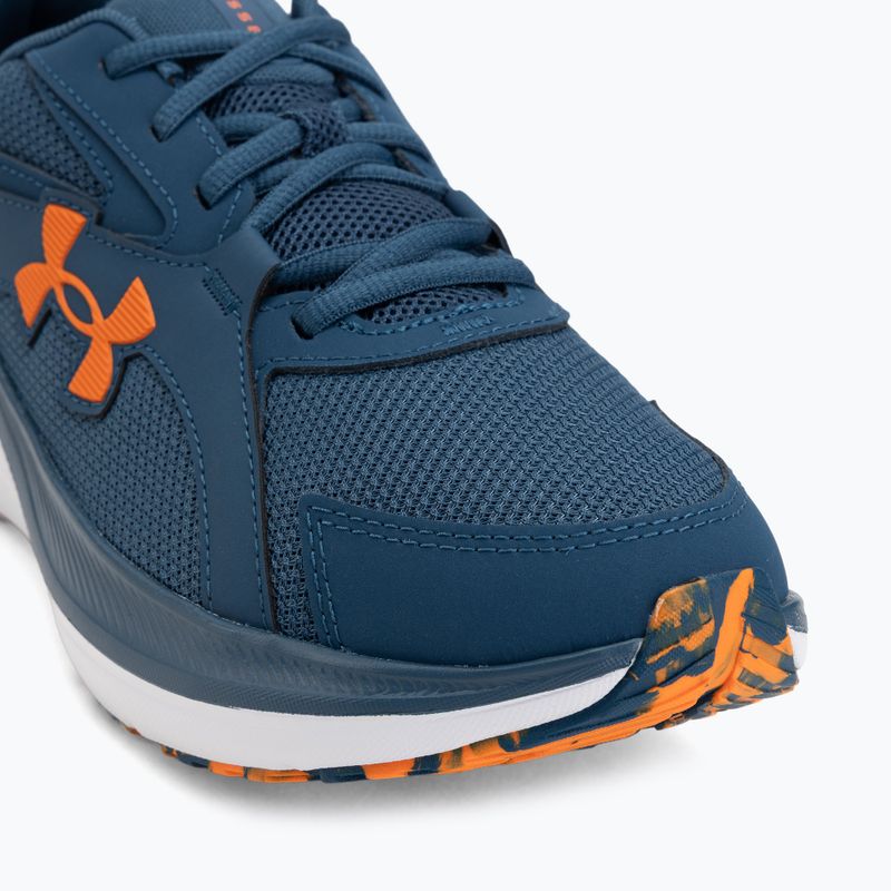 Men's running shoes Under Armour Assert 11 wham blue/hyper green/white 7