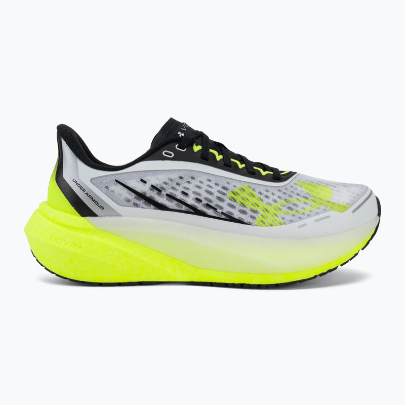 Women's running shoes Under Armour Velociti Distance white/valiant green/black 2