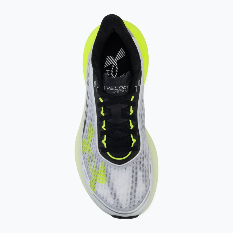 Women's running shoes Under Armour Velociti Distance white/valiant green/black 5