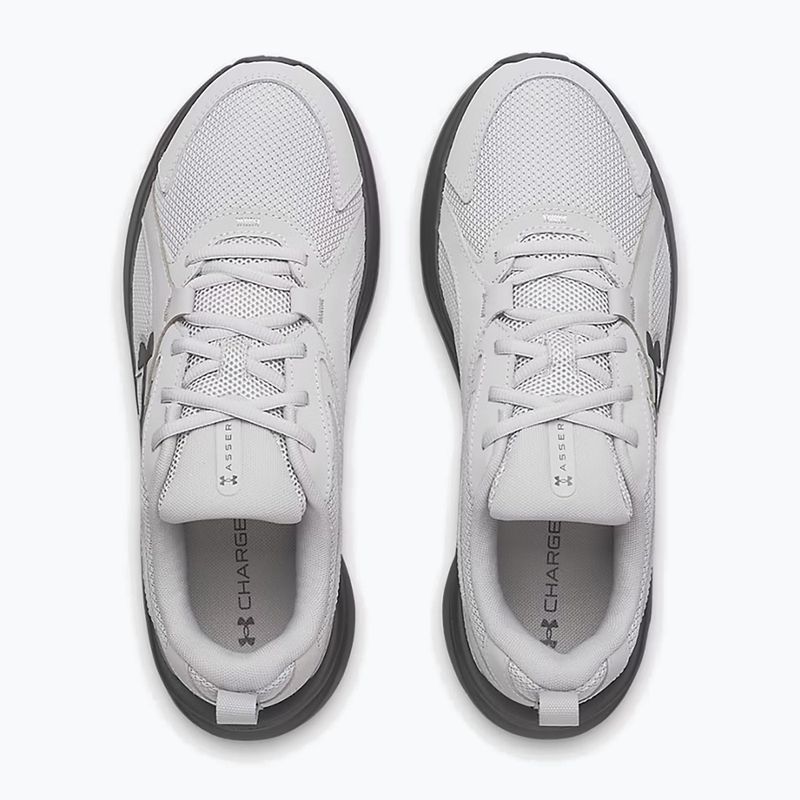 Men's running shoes Under Armour Assert 11 mod gray/mod gray/black 3