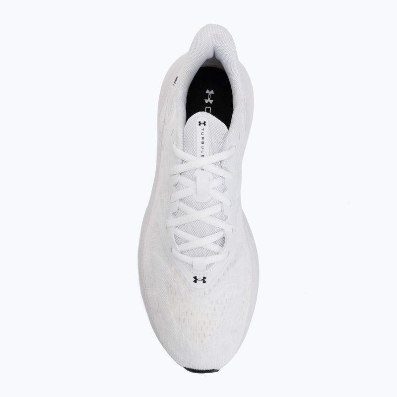Men's running shoes Under Armour Turbulance 3 white/black/distant gray 5