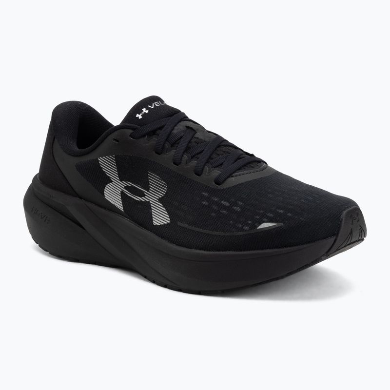 Men's running shoes Under Armour Velociti Pace black/black/metallic silver