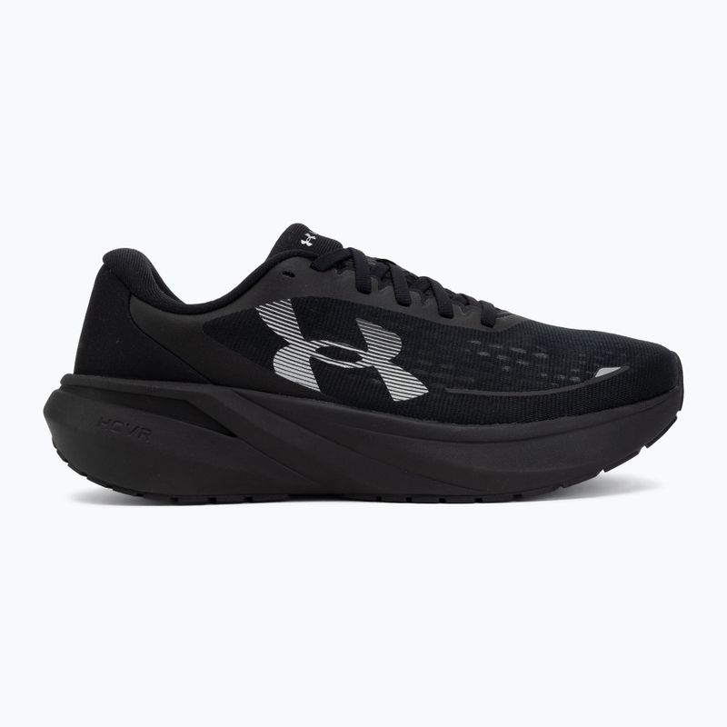 Men's running shoes Under Armour Velociti Pace black/black/metallic silver 2