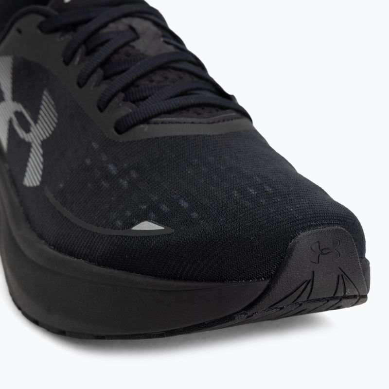 Men's running shoes Under Armour Velociti Pace black/black/metallic silver 7