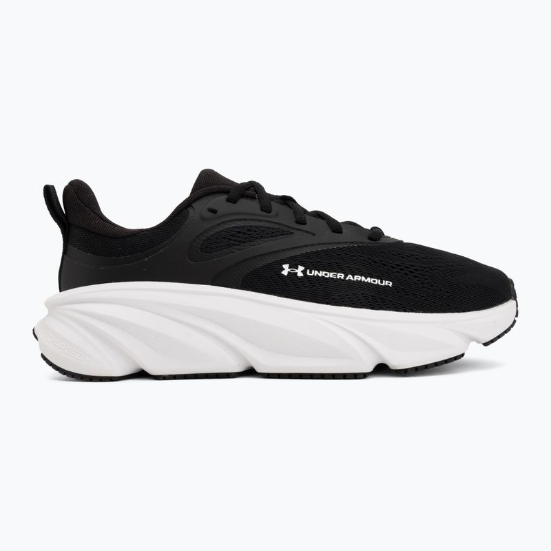 Women's running shoes Under Armour Rogue 6 black/black/white 2