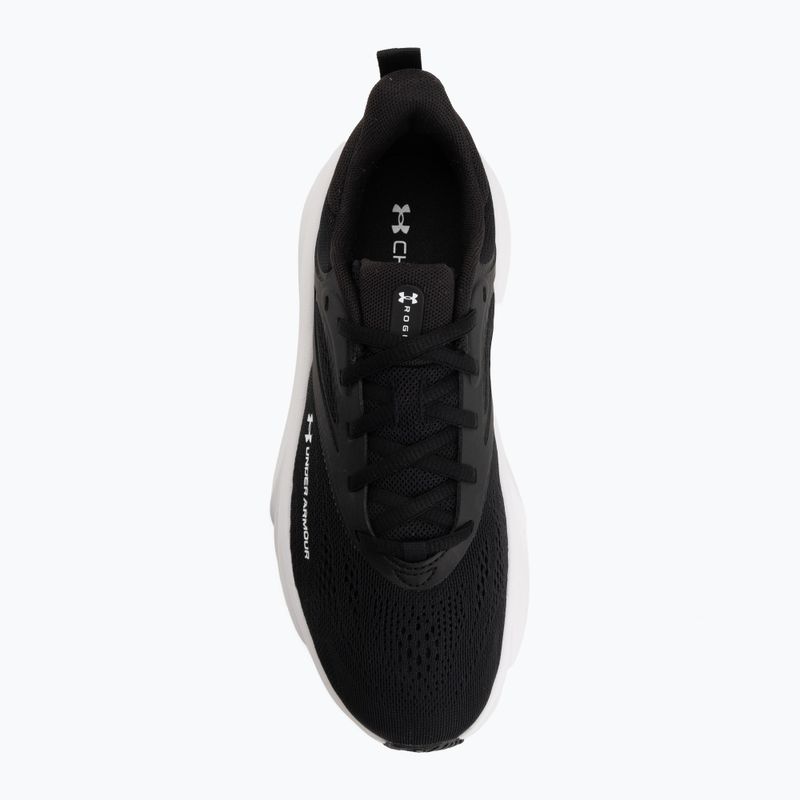 Women's running shoes Under Armour Rogue 6 black/black/white 5