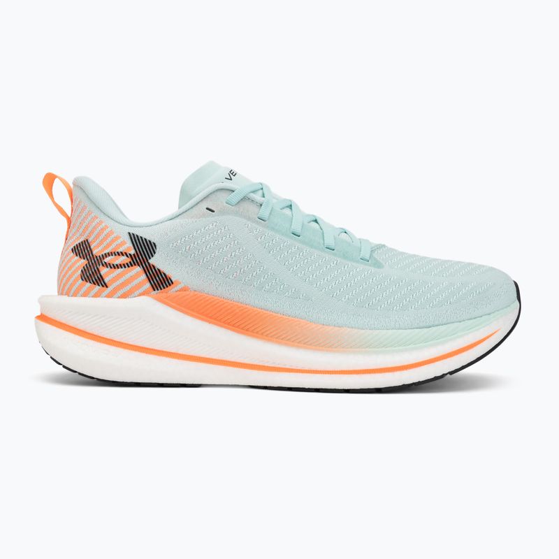 Men's running shoes Under Armour Velociti SPD refresh mint/electric tangerine/mod gray 2