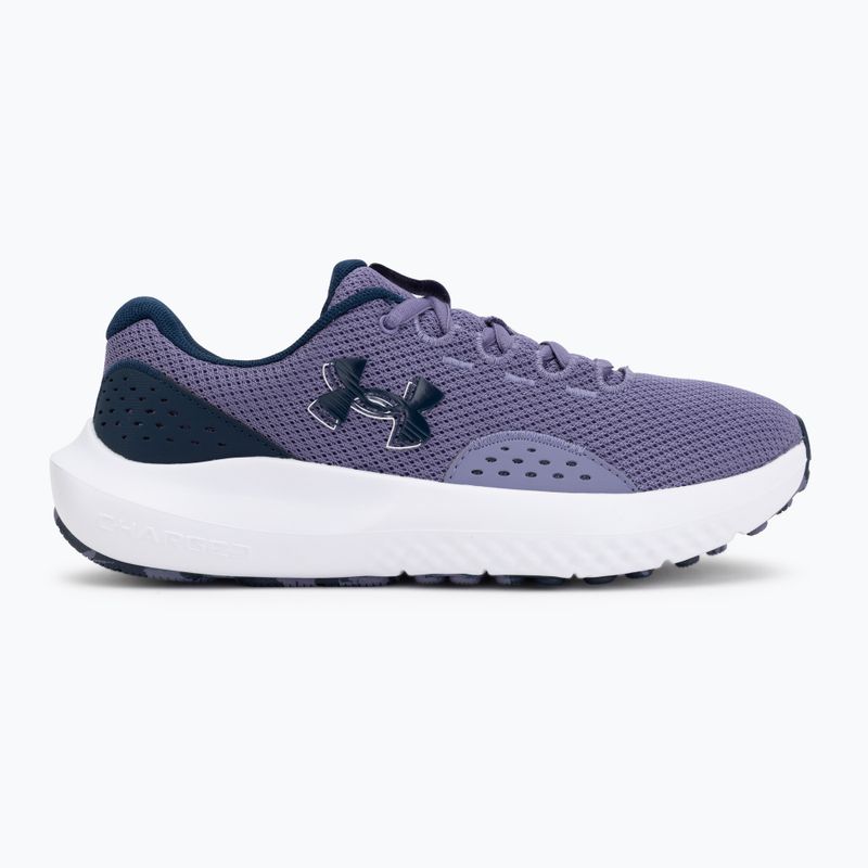 Women's running shoes Under Armour Charged Surge 4 purple luxe/refresh mint 2