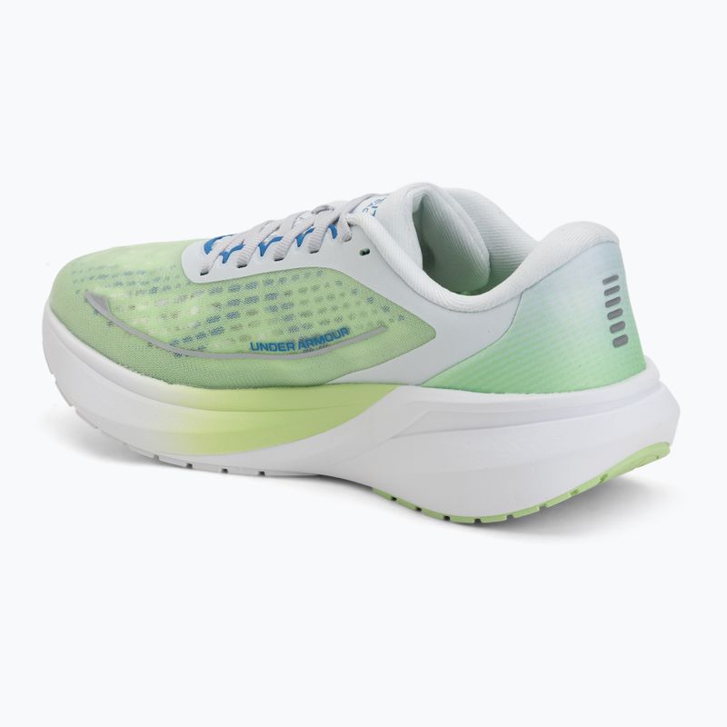 Men's running shoes Under Armour Velociti Pace lumos lime/white/capri 3