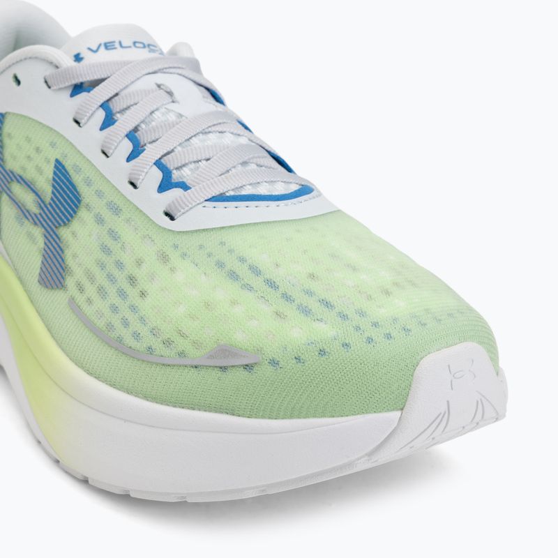 Men's running shoes Under Armour Velociti Pace lumos lime/white/capri 7
