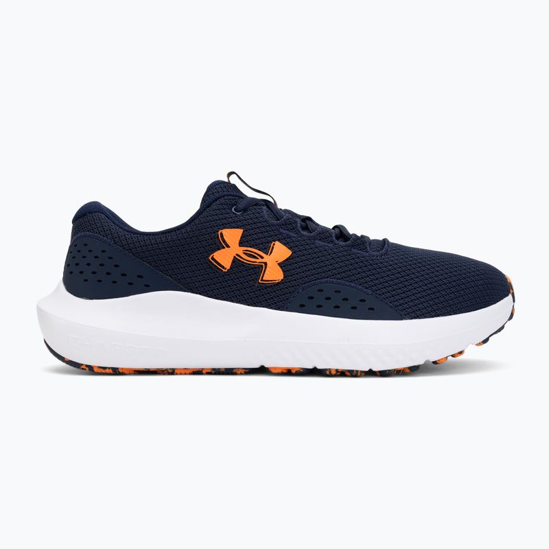 Men's running shoes Under Armour Charged Surge 4 midnight navy/midnight navy/white 2
