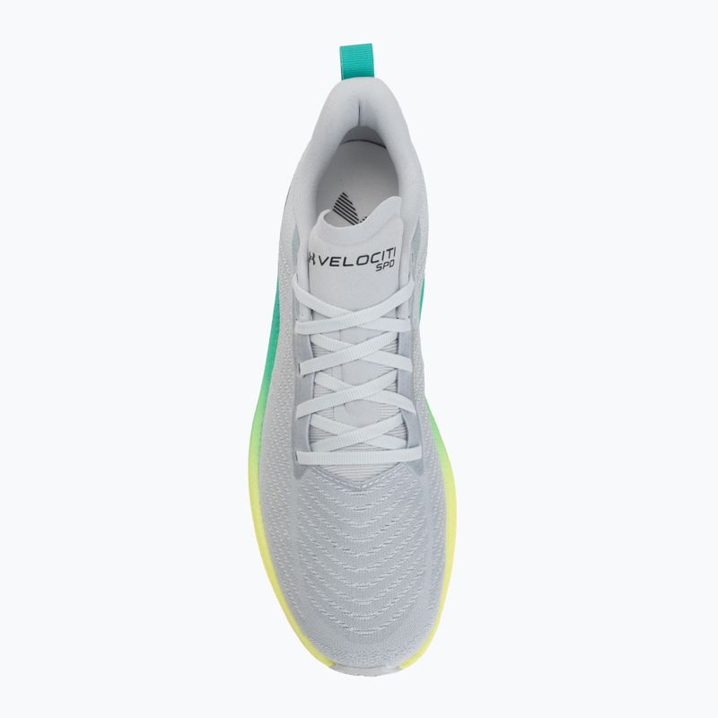Men's running shoes Under Armour Velociti SPD halo gray/green mode/black 5