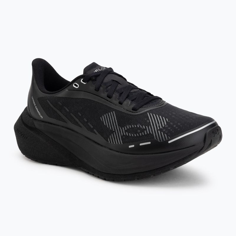 Women's running shoes Under Armour Velociti Distance black/black/metallic silver