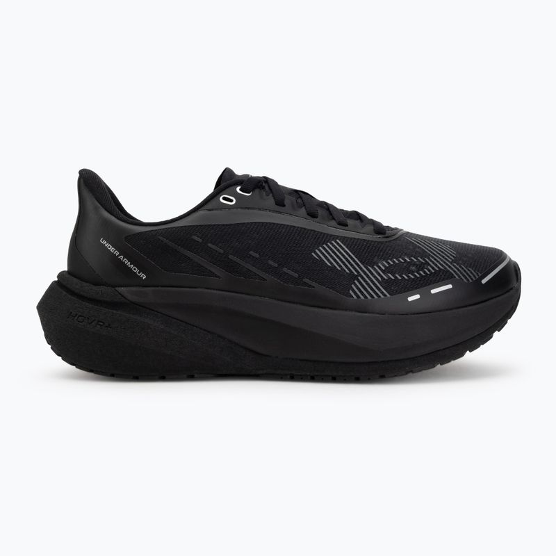Women's running shoes Under Armour Velociti Distance black/black/metallic silver 2