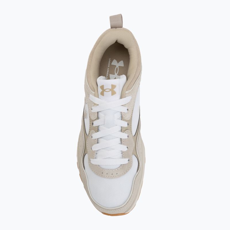 Women's training shoes Under Armour Mirage Sport summit white/white/desert sand 5