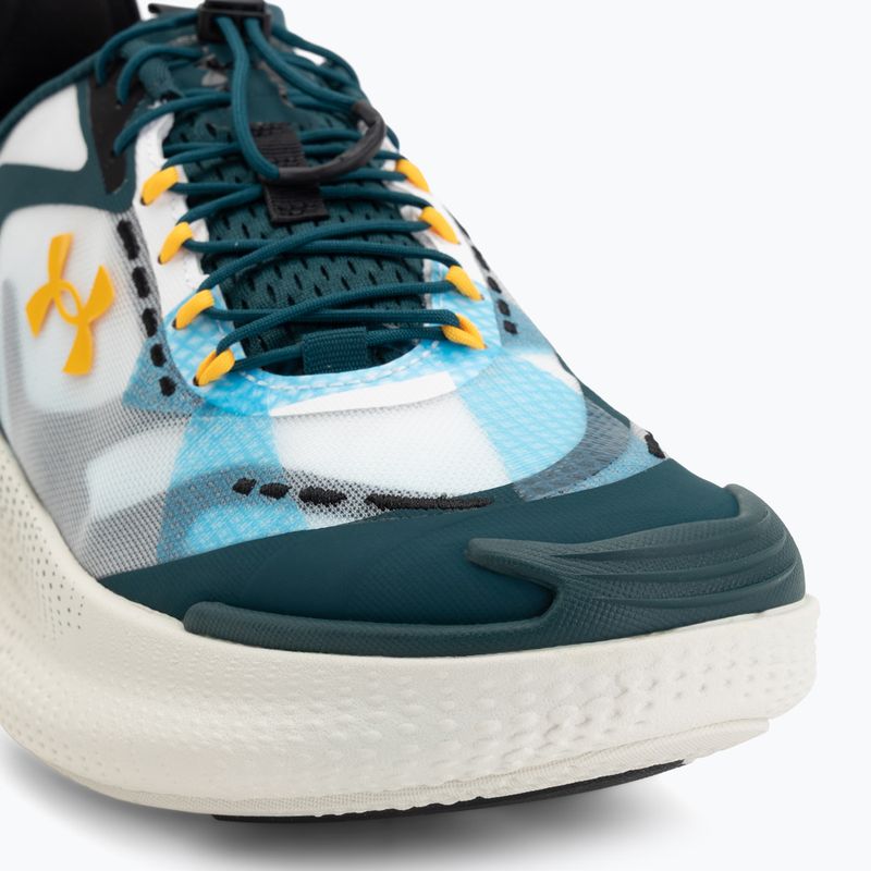 Training shoes Under Armour Echo white/arden green/campus gold 7