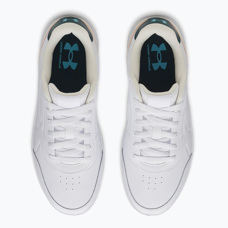 Men's training shoes Under Armour Motion white/arden green/fresco blue 4