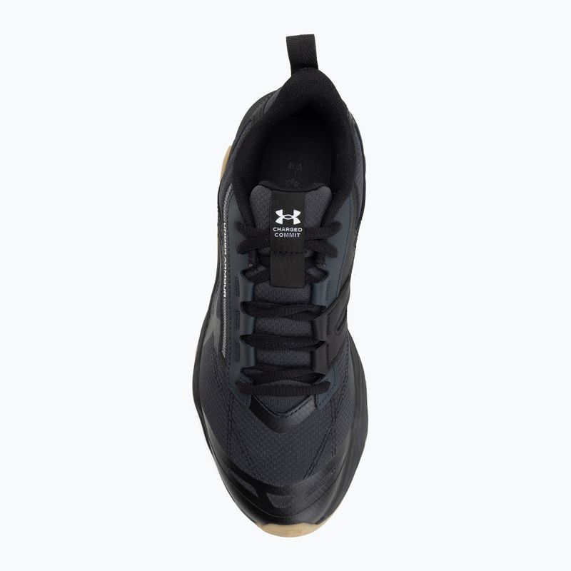 Men's training shoes Under Armour Charged Commit TR 5 anthracite/black/black 5