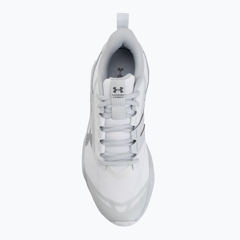Men's training shoes Under Armour Charged Commit TR 5 white/halo gray/castlerock 5