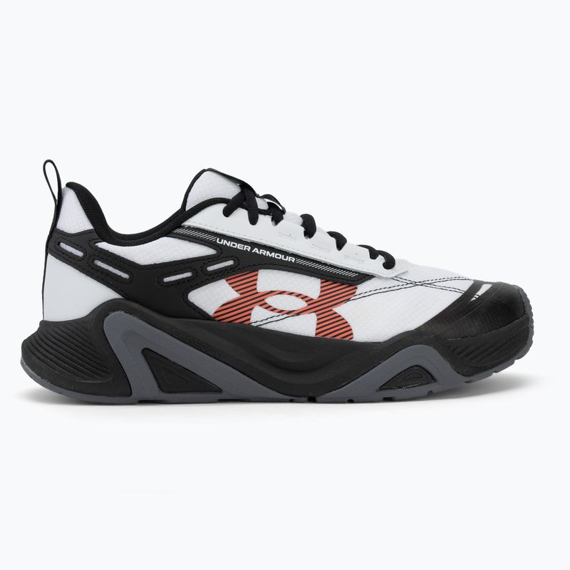 Men's training shoes Under Armour Charged Commit TR 5 white/black/venom red 2