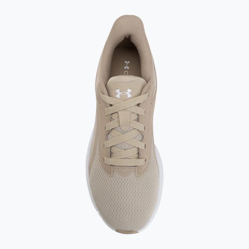 Men's running shoes Under Armour Ascend khaki base/summit white/castlerock 5
