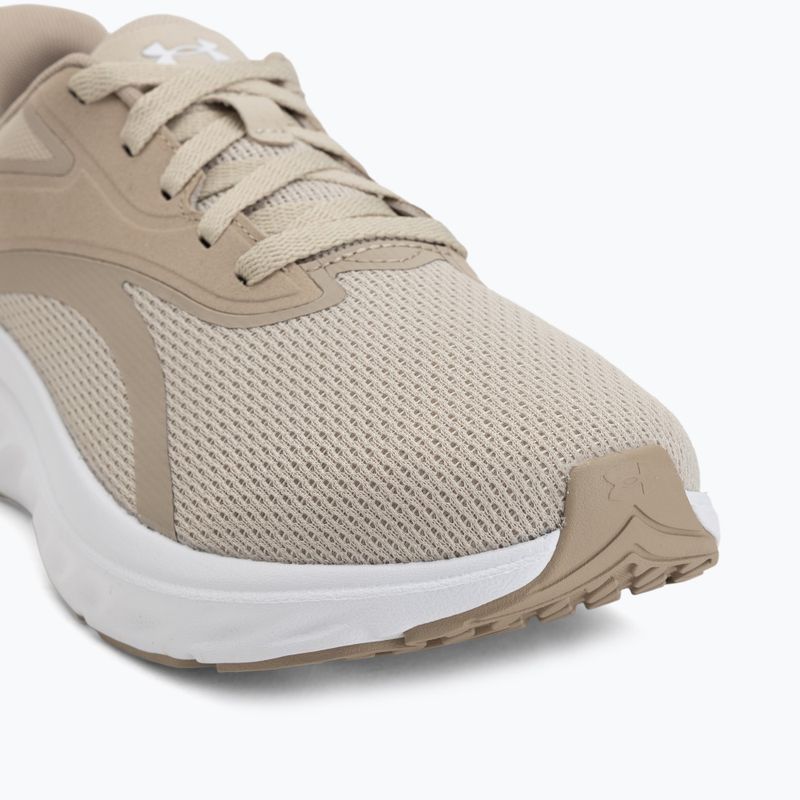 Men's running shoes Under Armour Ascend khaki base/summit white/castlerock 7