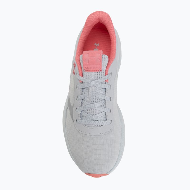 Women's training shoes Under Armour Aurora 3 halo gray/halo gray/bittersweet pink 5