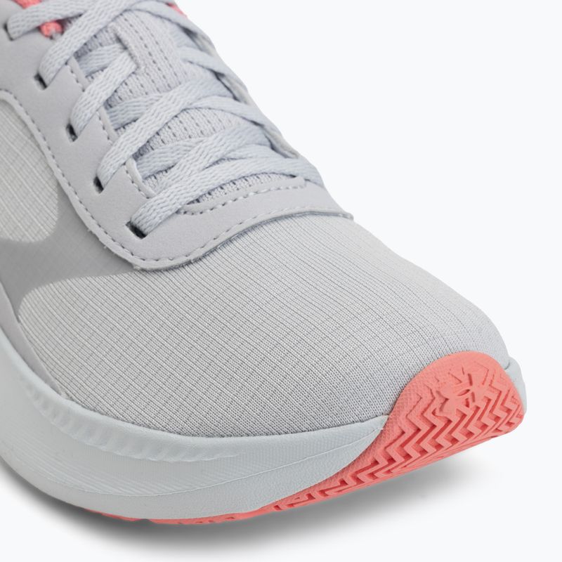 Women's training shoes Under Armour Aurora 3 halo gray/halo gray/bittersweet pink 7