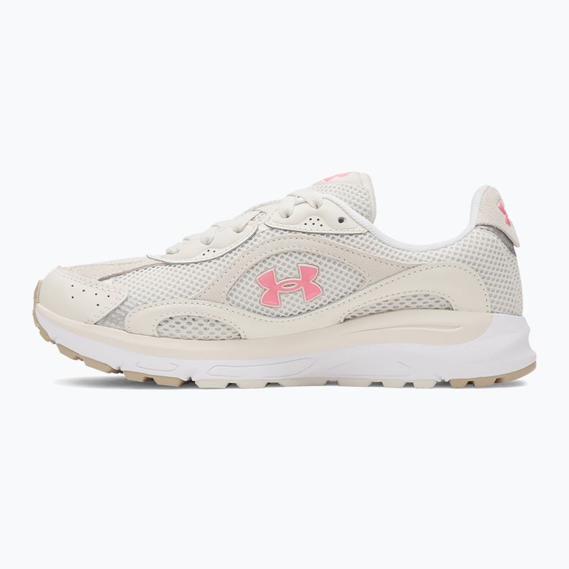 Women's training shoes Under Armour Tech Runner summit white/summit white/bittersweet pink 2
