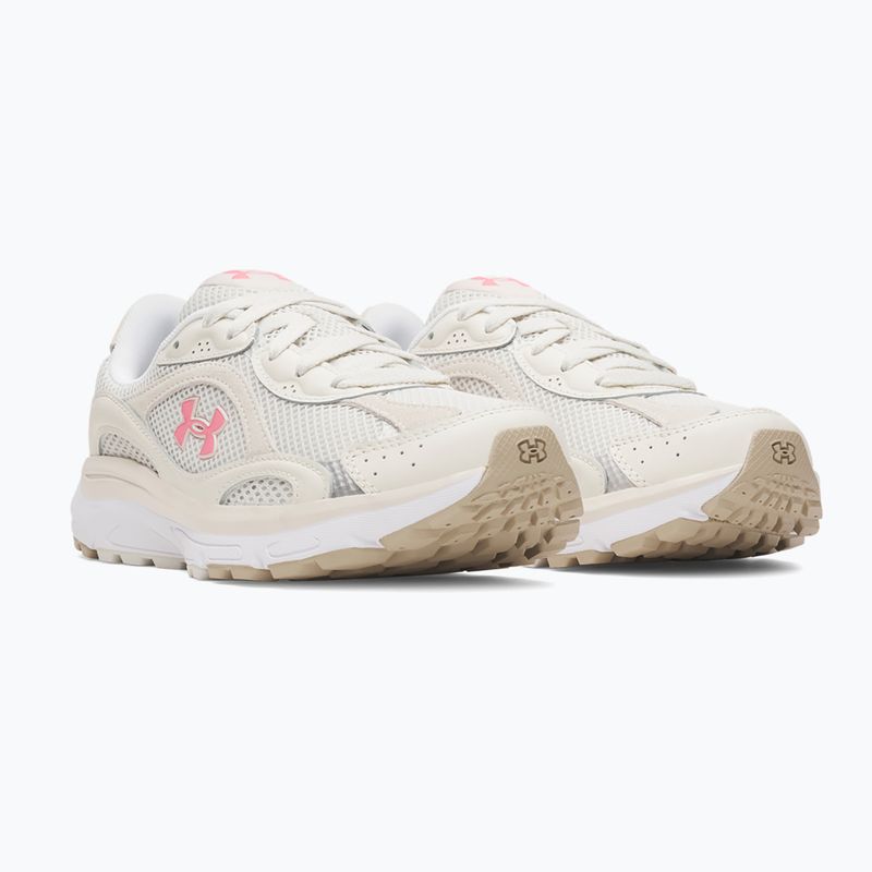 Women's training shoes Under Armour Tech Runner summit white/summit white/bittersweet pink 3