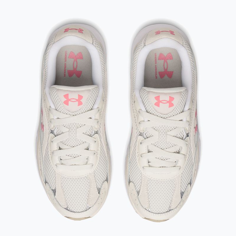 Women's training shoes Under Armour Tech Runner summit white/summit white/bittersweet pink 4