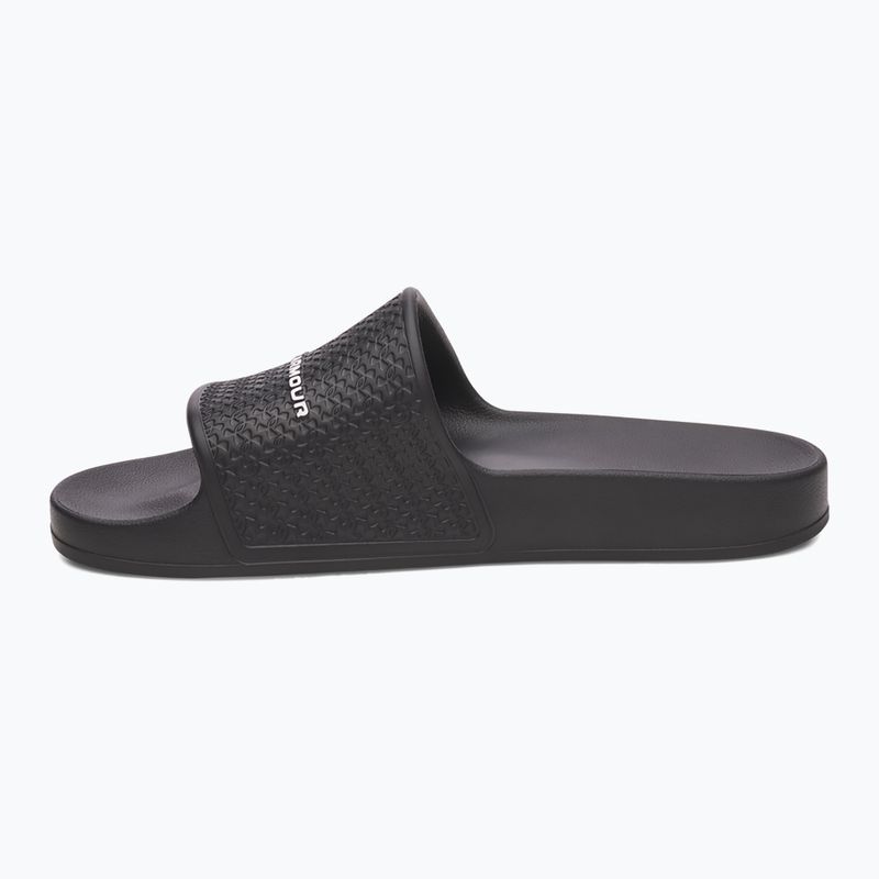 Men's slides Under Armour ARMR Shower black/black/white 2