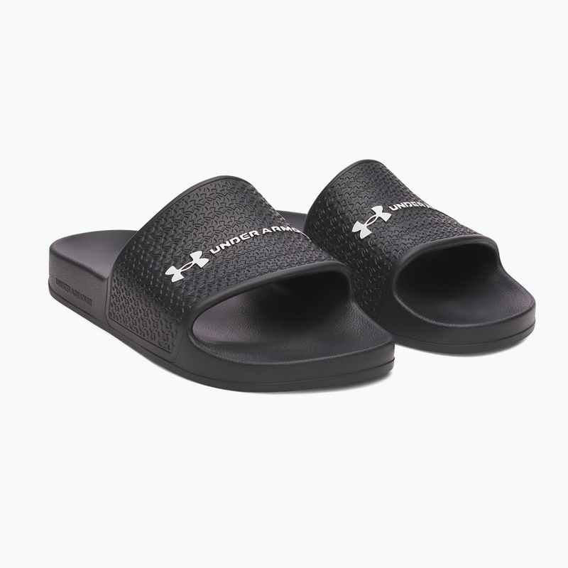 Men's slides Under Armour ARMR Shower black/black/white 3